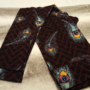 Lularoe peacock feathers leggings- TC
